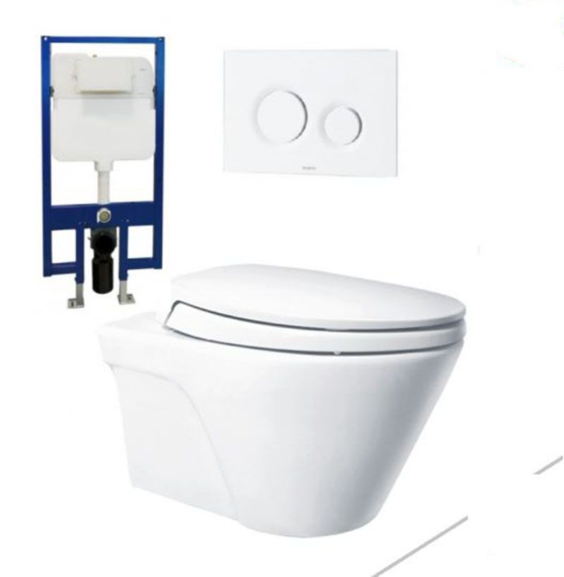 Bồn Cầu TOTO CW822RA/MB174P#WH/WH172A Treo Tường