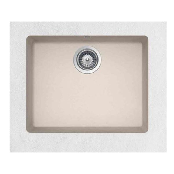  CHẬU ĐÁ HAFELE GALBA HS-GS5543 – MÀU KEM 570.35.430 - 1 HỘC RỬA 