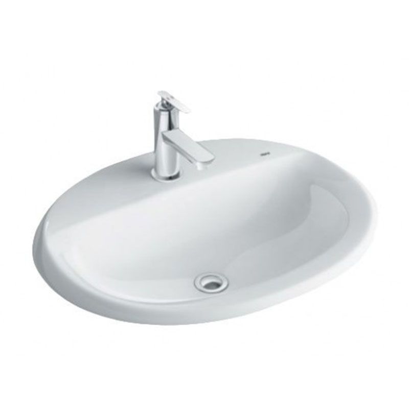  Chậu Rửa Lavabo Âm Bàn Inax L-2395V Dương Vành 