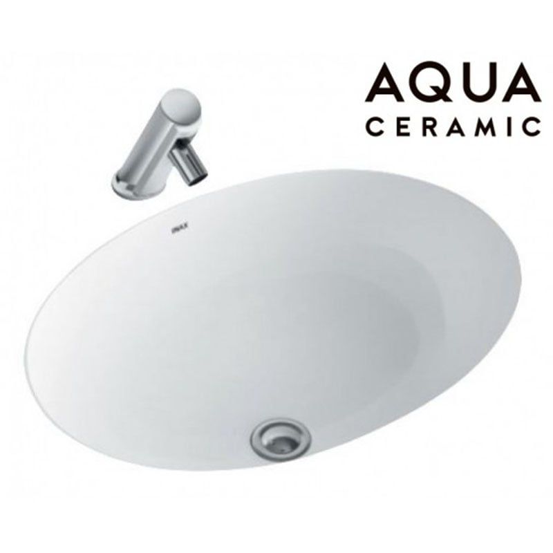  Chậu Rửa Lavabo Inax AL-2293V Âm Bàn Aqua Ceramic 