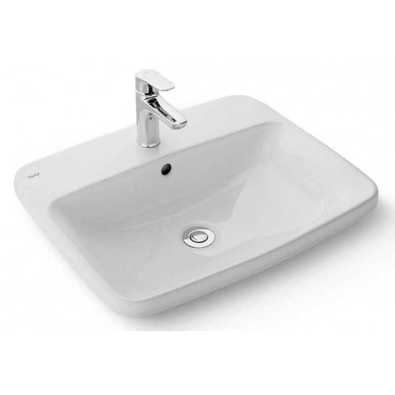Chậu Rửa Lavabo Inax L-2398V Dương Vành