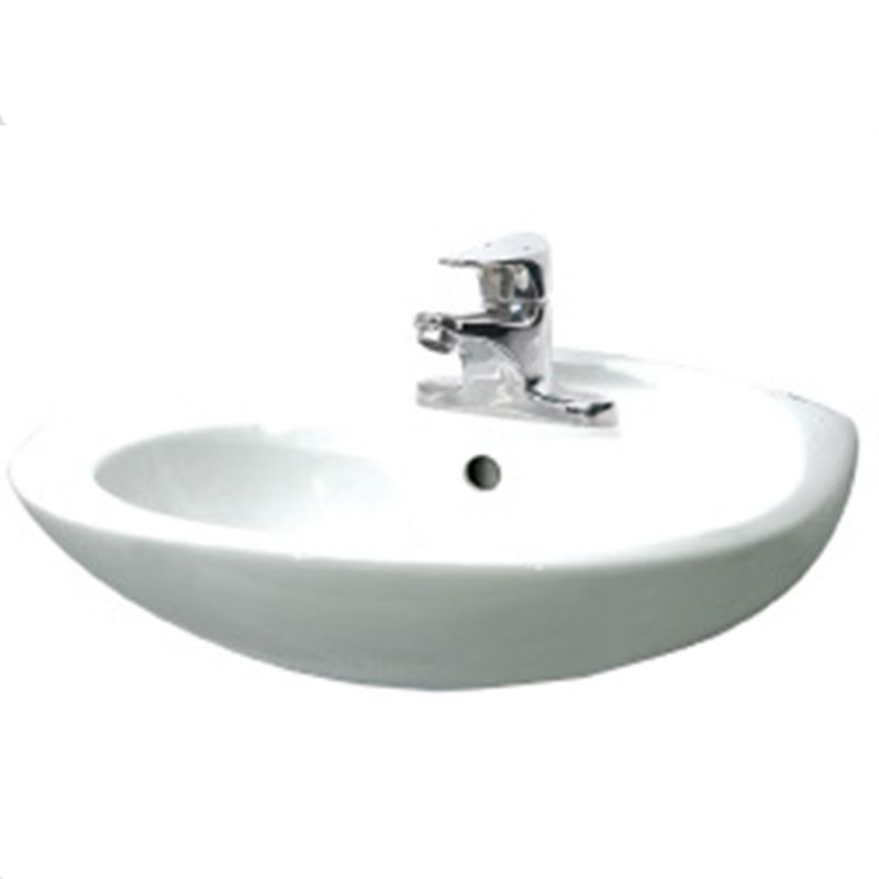  Chậu Rửa Lavabo Inax L-284V Treo Tường 495x425 mm 