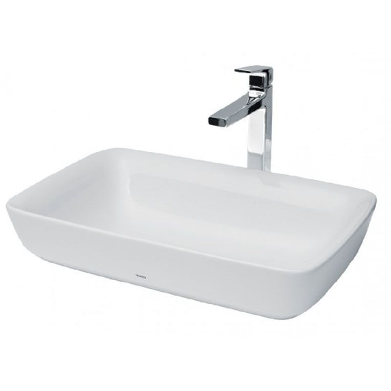  Chậu Rửa Lavabo TOTO PJS06WE#MW Đặt Bàn Trắng Mờ 