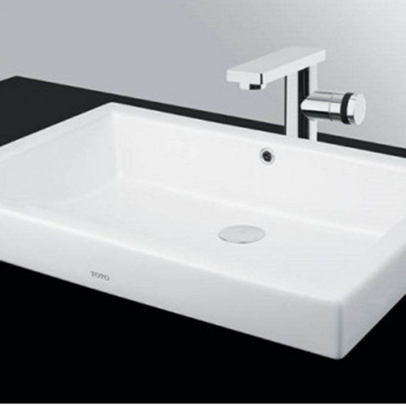  Chậu Rửa Mặt Lavabo TOTO LW646JW/F#W Bán Âm Bàn 