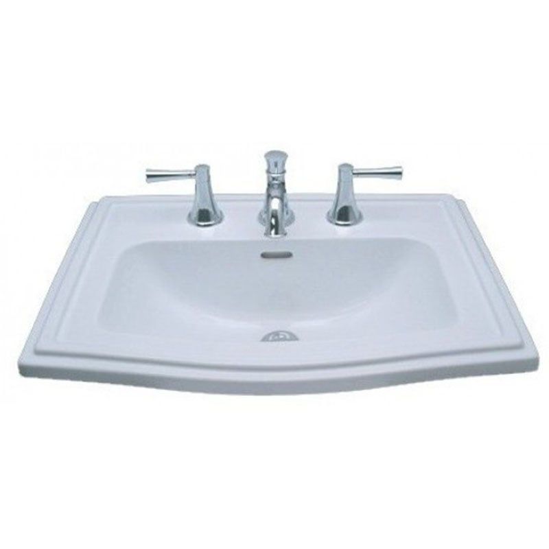 Chậu Rửa Mặt Lavabo TOTO LW781J#W Dương Vành 3 Lỗ