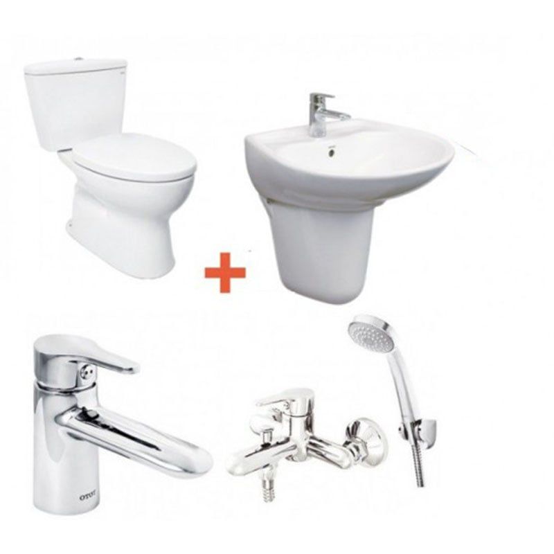 COMBO4NS TOTO Bộ CS300DT3Y1#W +LHT300CR#W +TVLM102NSR + TVSM103NSS