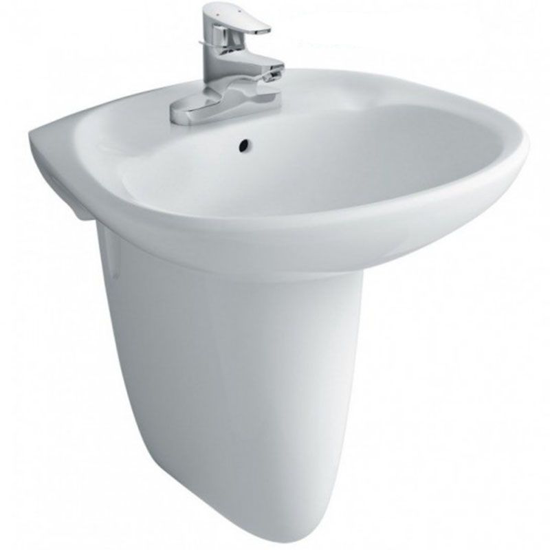 Lavabo Treo Tường Inax L-284V/L-284VC Kèm Chân Ngắn HN