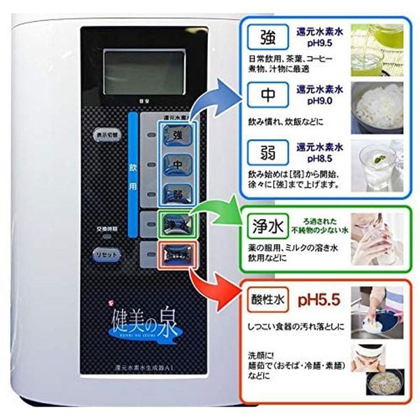  Máy lọc nước điện giải ion kiềm Nhật Bản Hitachi Maxell ATZ-01 