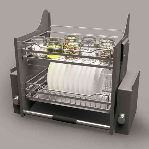 Kệ Chén Di Động Cửa 700mm Inox 304 Cucina Lento 504.76.005