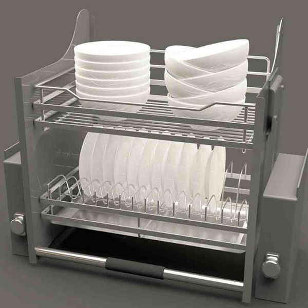 Kệ Chén Di Động Cửa 600mm Inox 304 Cucina Lento 504.76.014