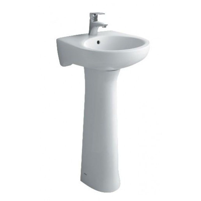  Lavabo Treo Tường Inax L-282V/L-284VD Kèm Chân Dài 
