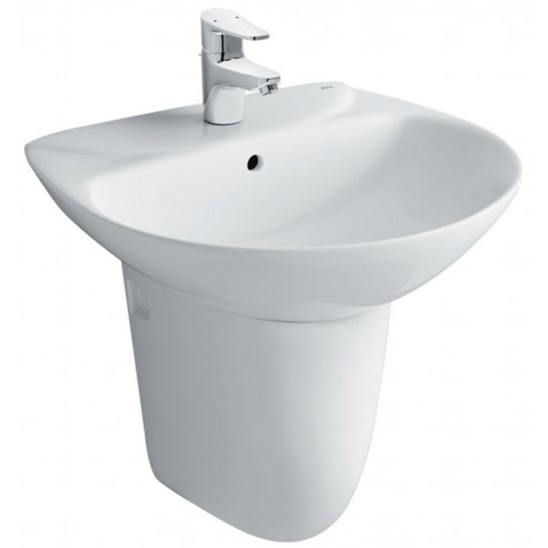  Lavabo Treo Tường Inax L-285V/L-288VC Kèm Chân Ngắn 