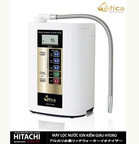  Máy lọc nước Ion Kiềm Hitachi Maxell Atica MHW-H5 