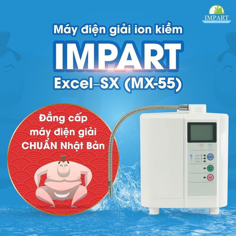 Máy lọc nước Ion Kiềm Impart Excel-SX MX-55
