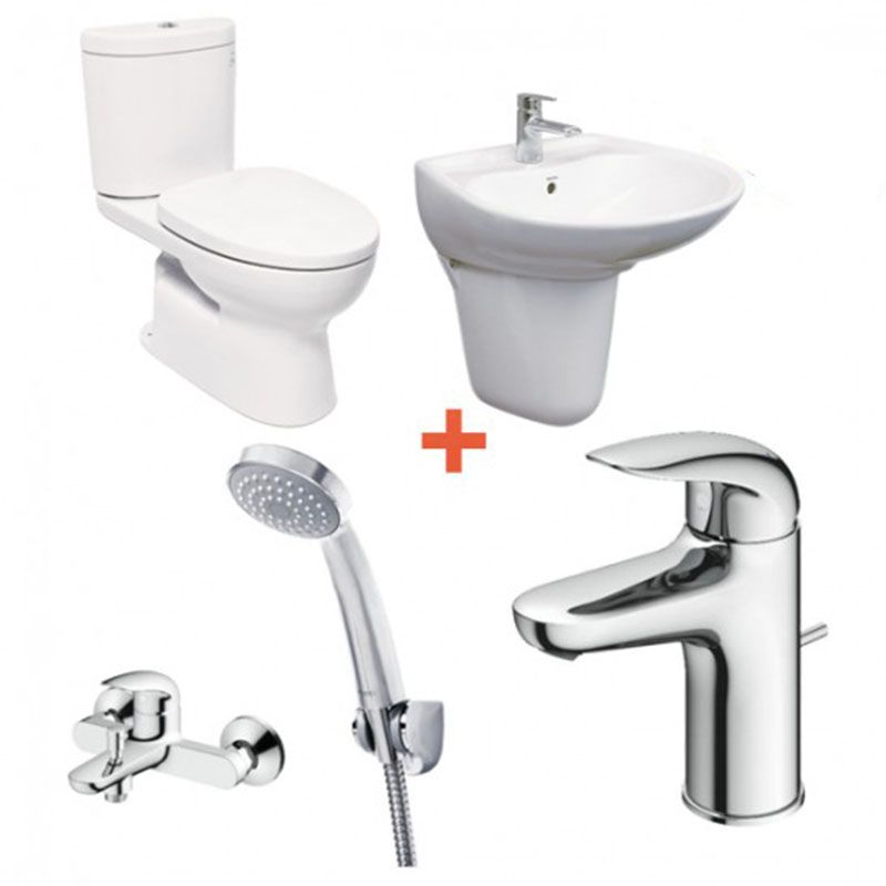 Combo TOTO 3 Bộ CS325DRT3 + LHT300CR + TLS03301V + TBS03302V + DGH104ZR 