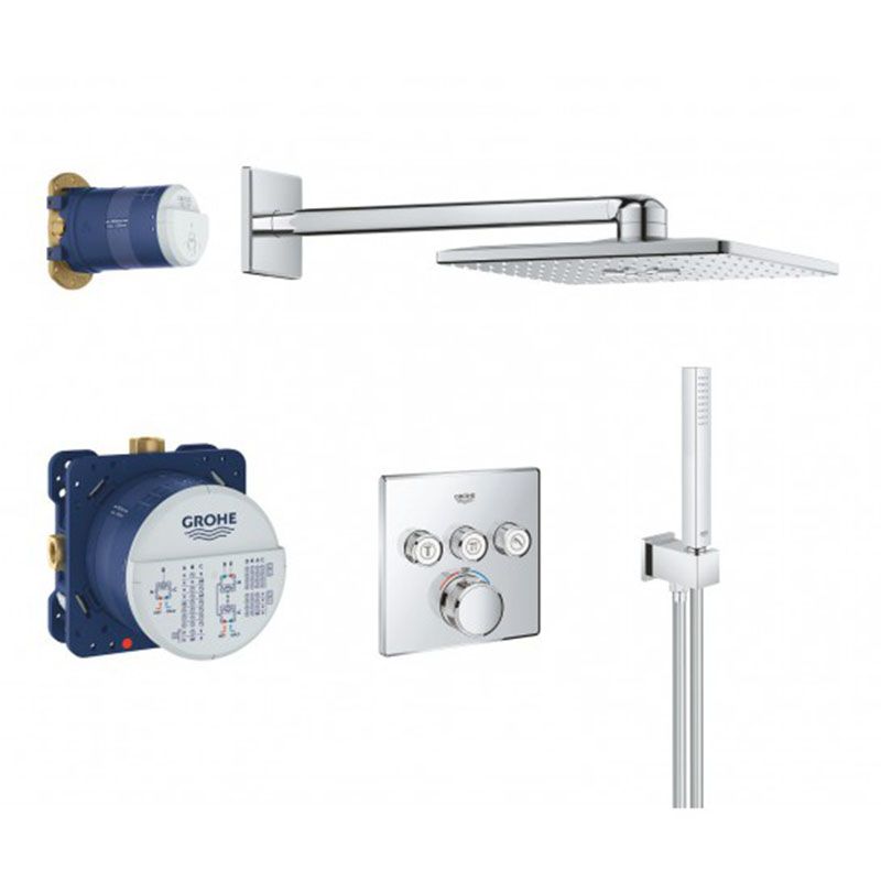  Sen Tắm Thông Minh Âm Tường Grohe SmartControl vuông 34706000 