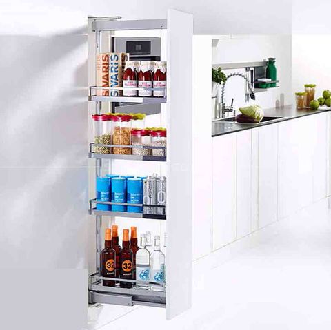 Tủ Đồ Khô 4 Khay Cửa 300mm Hafele Dispensa 90 độ 546.54.611