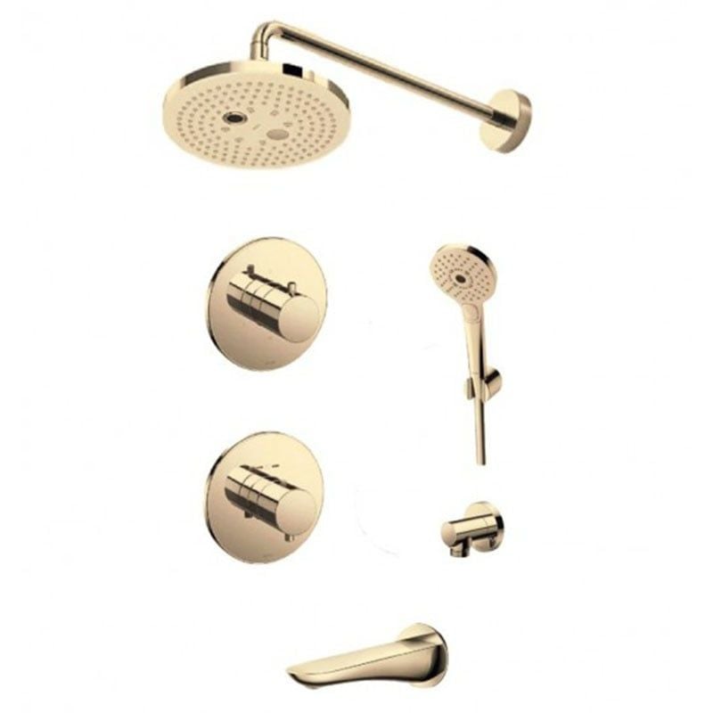  Sen Tắm TOTO TBV01406B/TBV01102B/TBW01004A/TBW01010A/TBG01001B 3 Đường Nước #PFG Vàng Bóng Pháp 