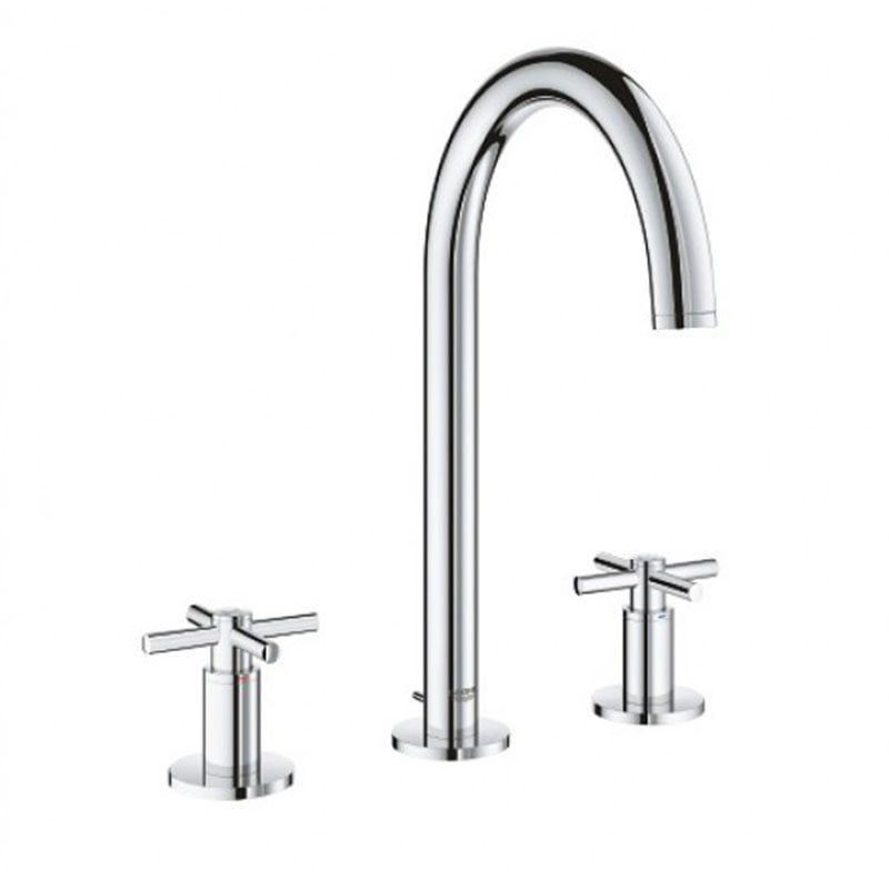  Vòi Chậu Grohe Atrio 20008003 Nóng Lạnh 3 lỗ 