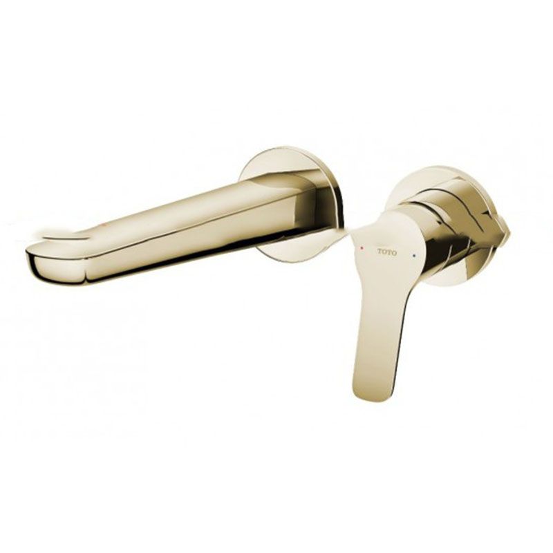  Vòi Lavabo TOTO TLG03308BB#PFG Nóng Lạnh Gắn Tường Vàng Pháp Bóng 