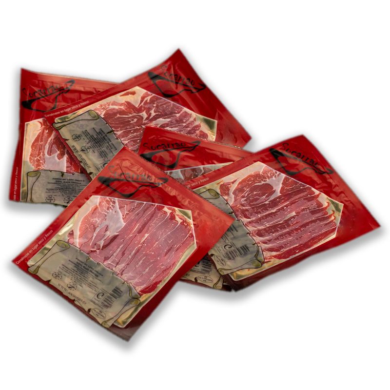  Thịt đùi trước Iberico Cebo cắt lát, ủ 36 tháng 