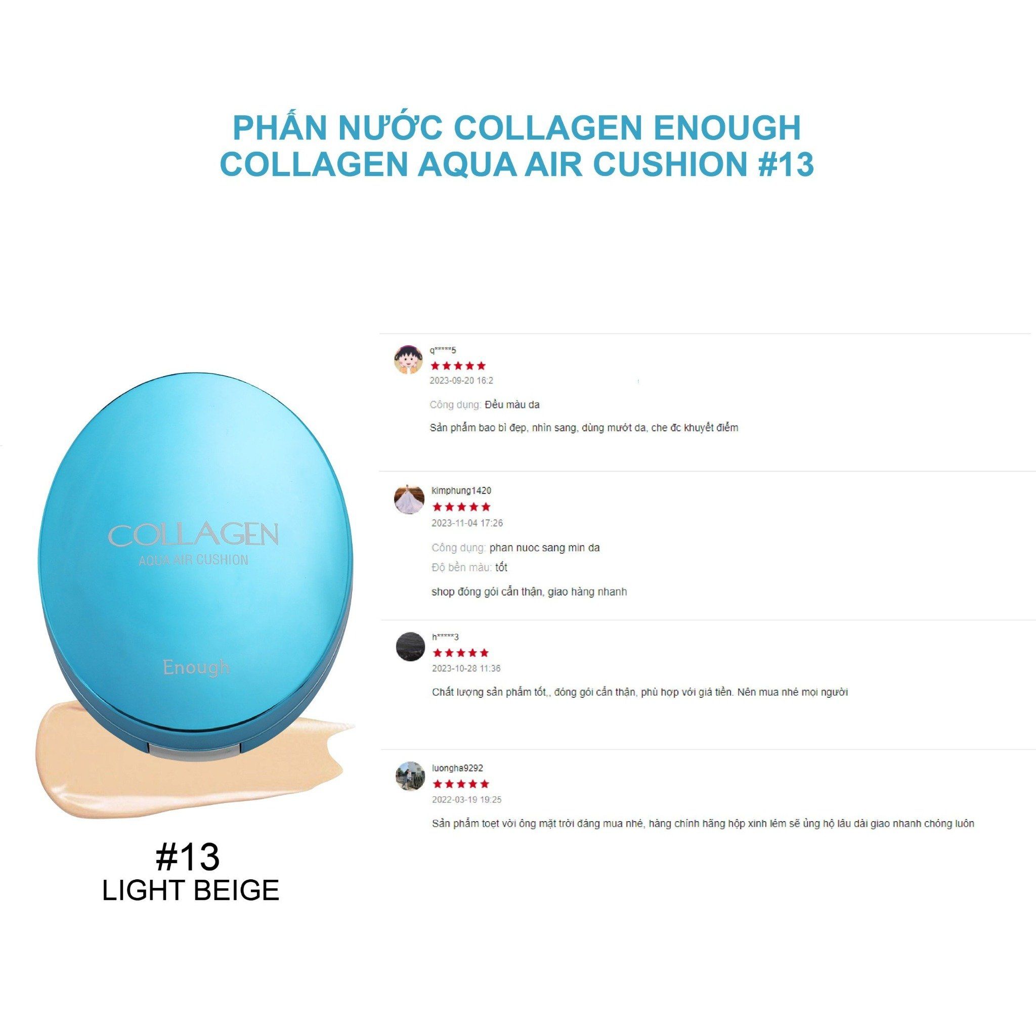 PHẤN NƯỚC COLLAGEN ENOUGH COLLAGEN AQUA AIR CUSHION
