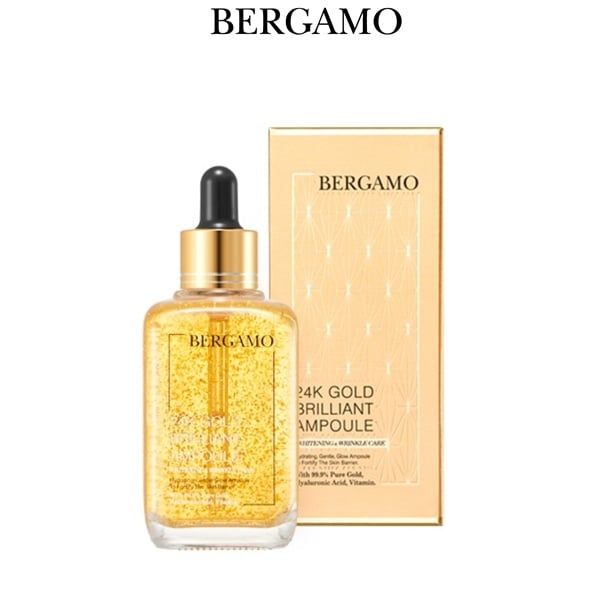 TINH CHẤT VÀNG BERGAMO 24K GOLD BRILLIANT AMPOULE 90ML