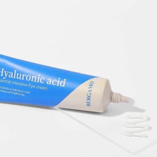 KEM DƯỠNG MẮT CẤP ẨM HỖ TRỢ PHỤC HỒI BERGAMO HYALURONIC ACID ESSENTIAL INTENSIVE EYE CREAM 100G