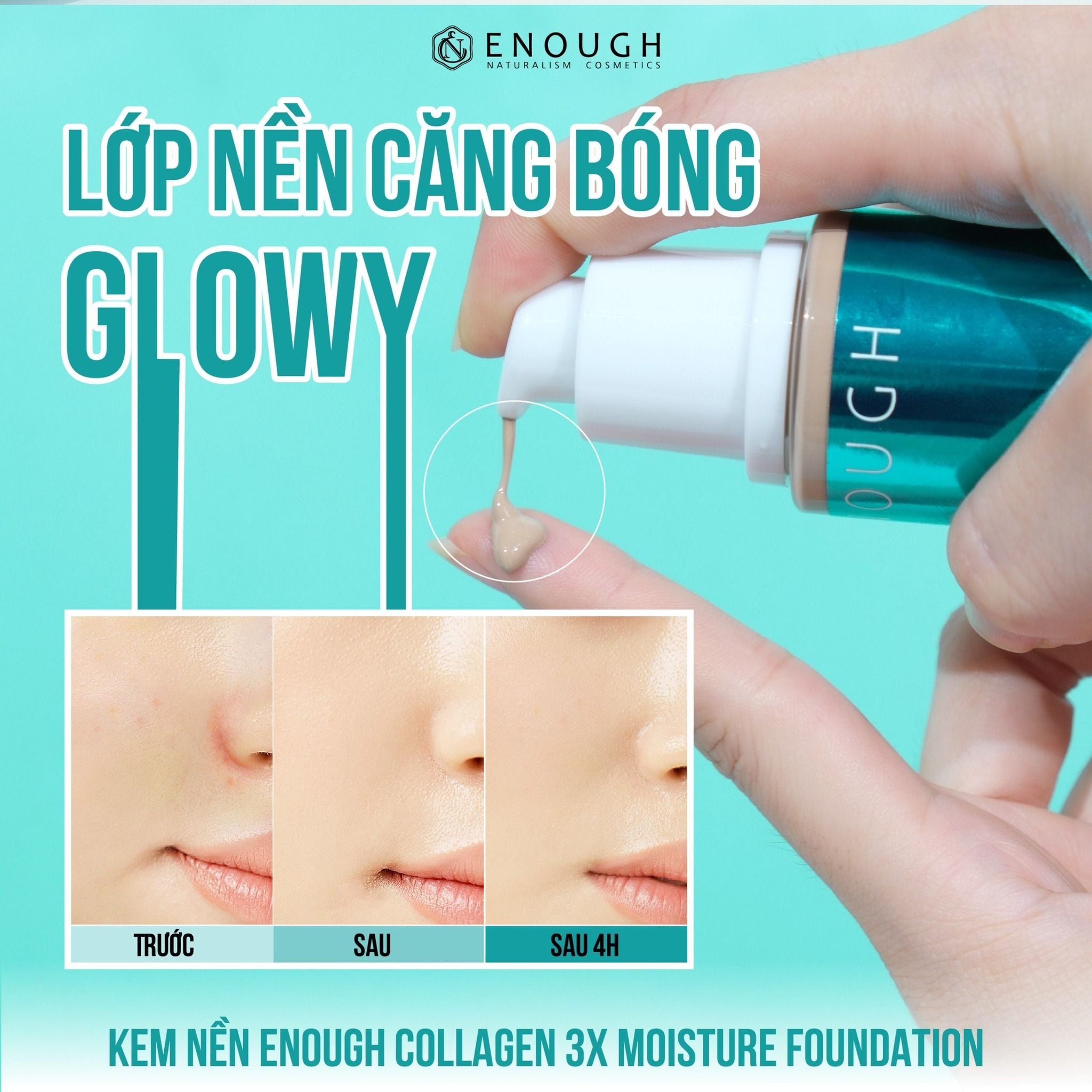 KEM NỀN 3X ENOUGH COLLAGEN 3X MOISTURE FOUNDATION 100ML