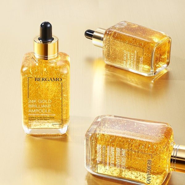 TINH CHẤT VÀNG BERGAMO 24K GOLD BRILLIANT AMPOULE 90ML