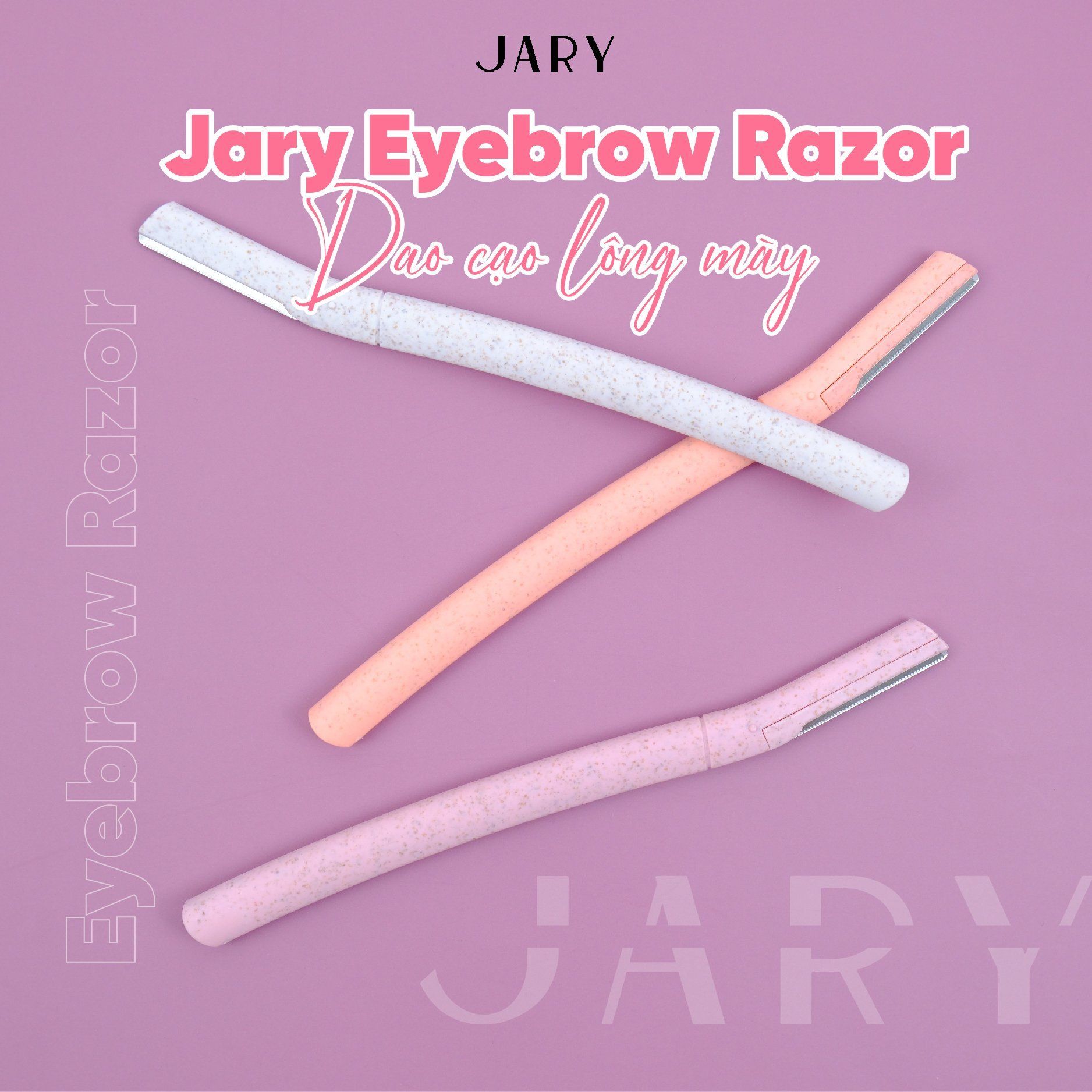 DAO CẠO MÀY LÚA MẠCH JARY EYEBROW RAZOR - SET 3 CÁI - ER01