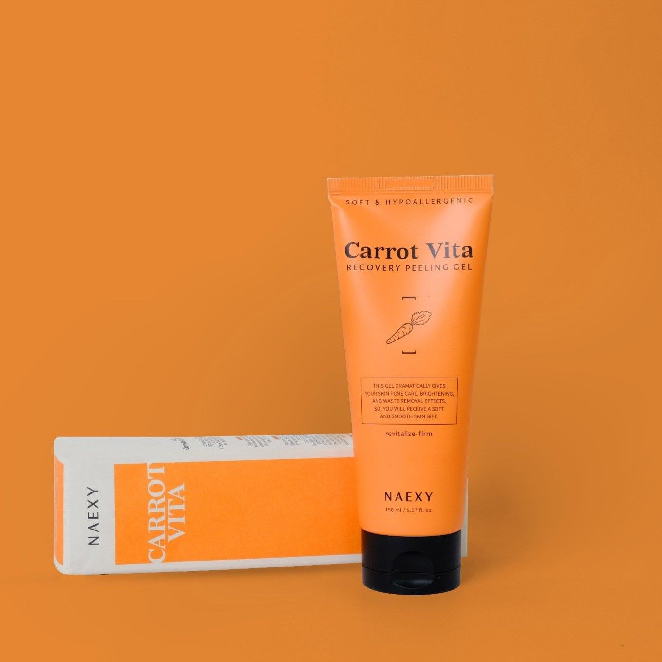 TẨY DA CHẾT CÀ RỐT NAEXY CARROT VITA RECOVERY PEELING GEL 150ML