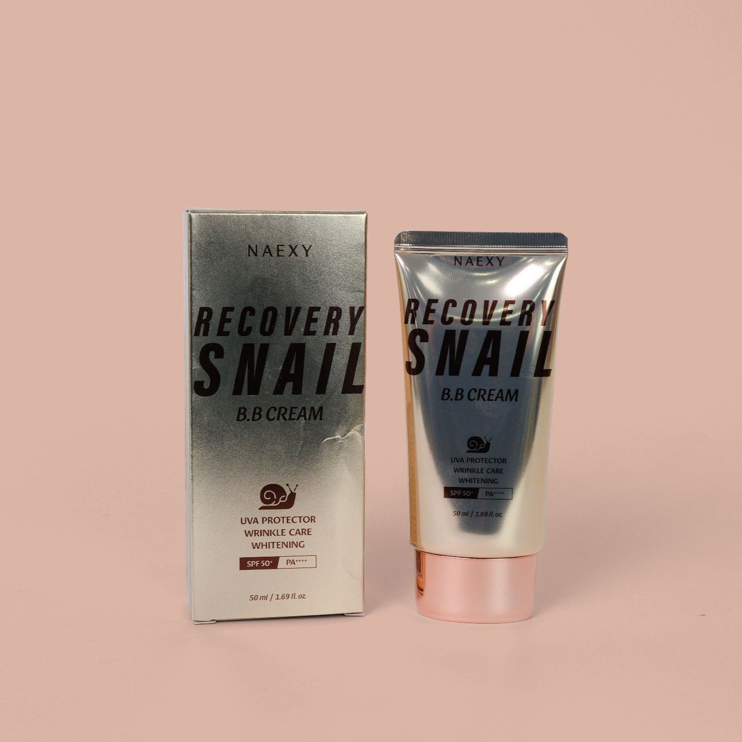 KEM NỀN CHE KHUYẾT ĐIỂM ỐC SÊN NAEXY RECOVERY SNAIL B.B CREAM 50ML