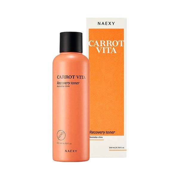 TONER HỖ TRỢ PHỤC HỒI CÀ RỐT NAEXY CARROT VITA RECOVERY TONER 200ML