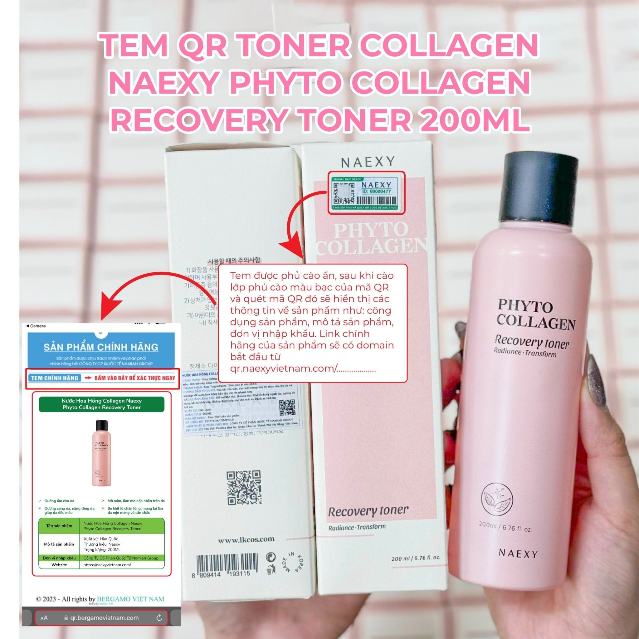 TONER COLLAGEN NAEXY PHYTO COLLAGEN RECOVERY TONER 200ML