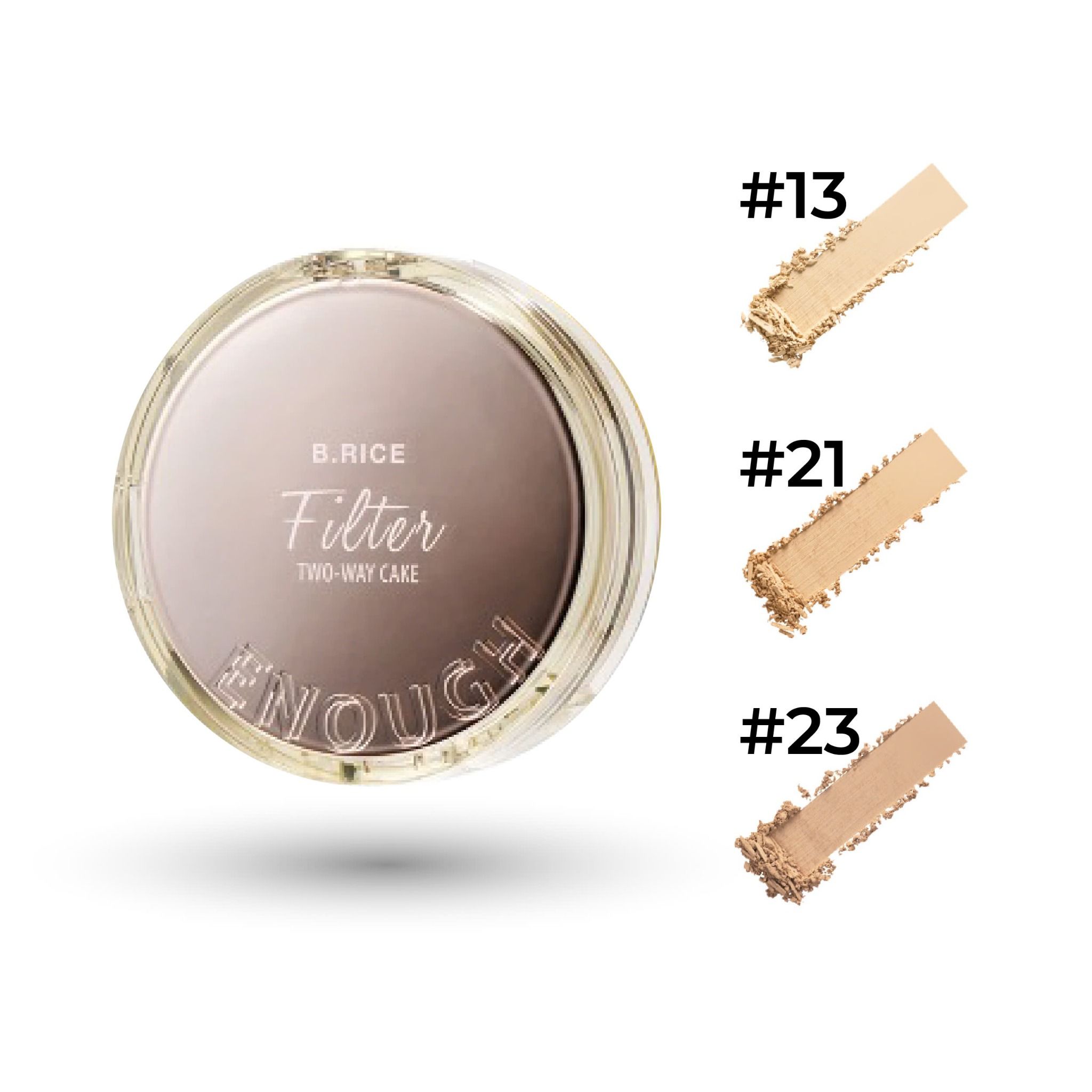 PHẤN PHỦ 2 LÕI ENOUGH B.RICE PURE FILTER TWOWAY CAKE 12G+12G