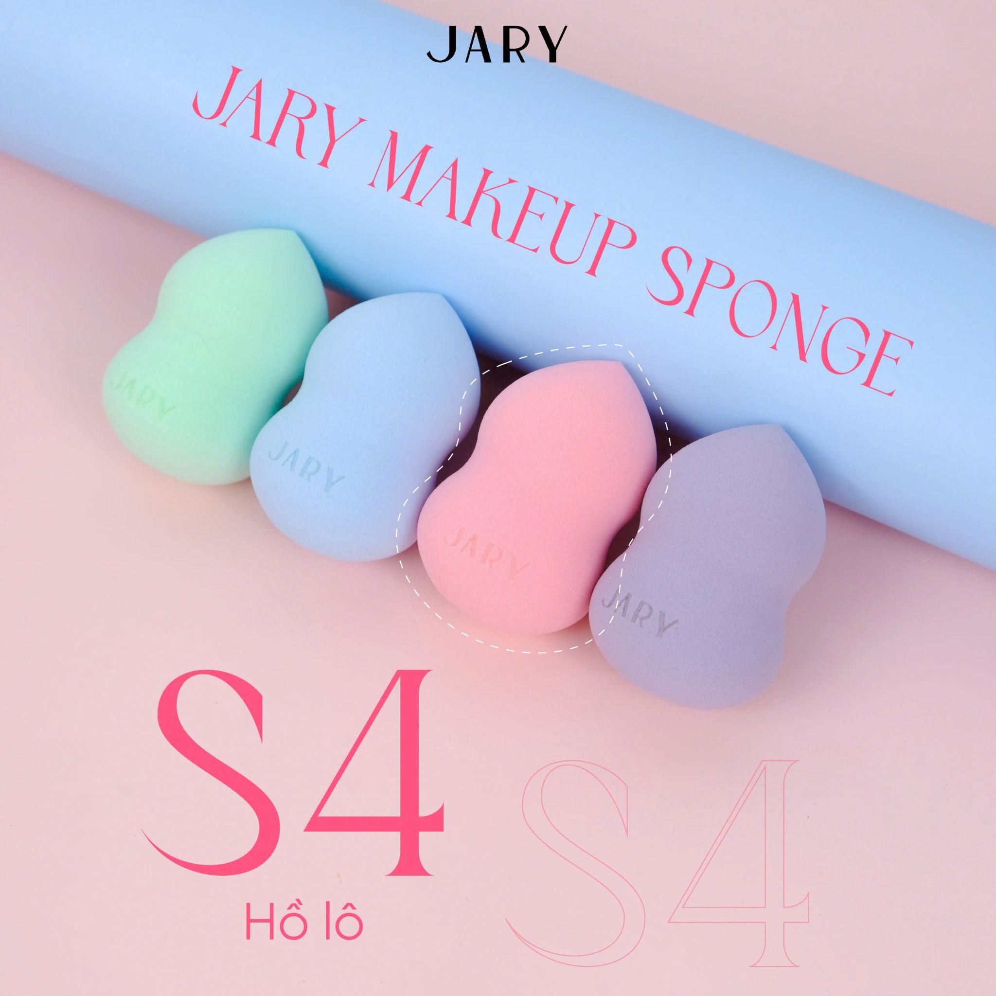 MÚT TRANG ĐIỂM JARY MAKEUP SPONGE - S4 - FULLBOX