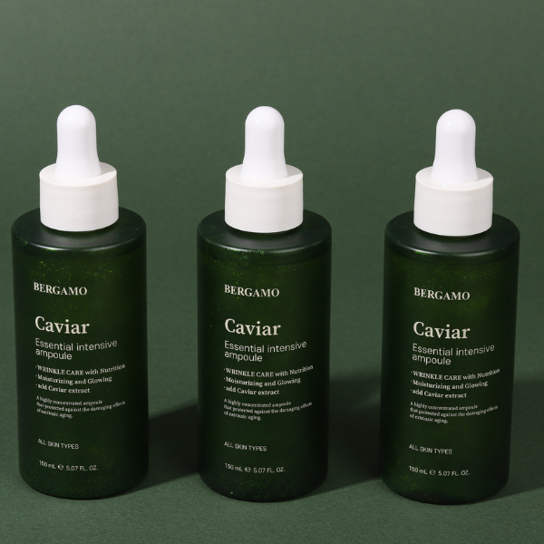 TINH CHẤT TRỨNG CÁ TẦM BERGAMO CAVIAR ESSENTIAL INTENSIVE AMPOULE