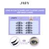 LÔNG MI CỤM TỰ NHIÊN JARY CLUSTER LASHES HỘP NHỰA 5 HÀNG - C3 TAI THỎ ĐẬM
