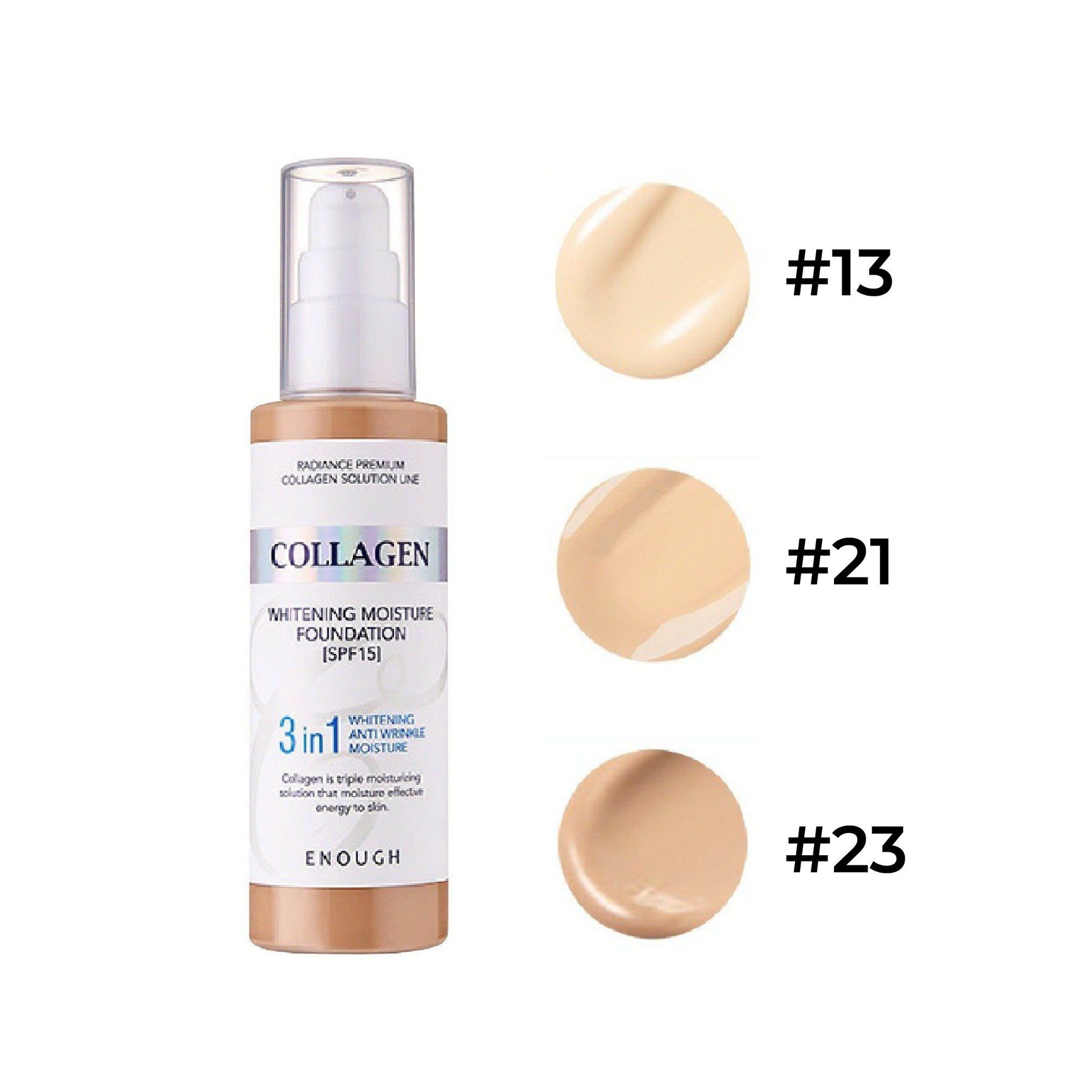 KEM NỀN COLLAGEN 3IN1 ENOUGH COLLAGEN 3IN1 FOUNDATION 100ML