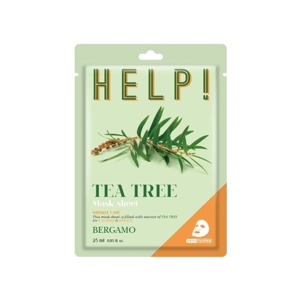 MẶT NẠ BERGAMO HELP MASK PACK TEA TREE - TRÀM TRÀ