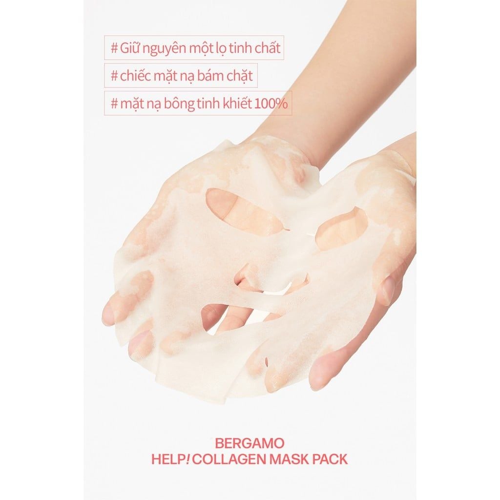MẶT NẠ BERGAMO HELP MASK PACK COLLAGEN