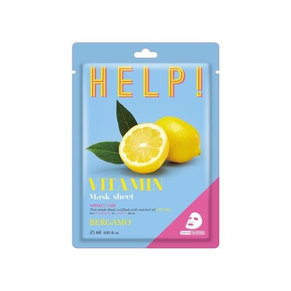 MẶT NẠ BERGAMO HELP MASK PACK VITAMIN - CHANH