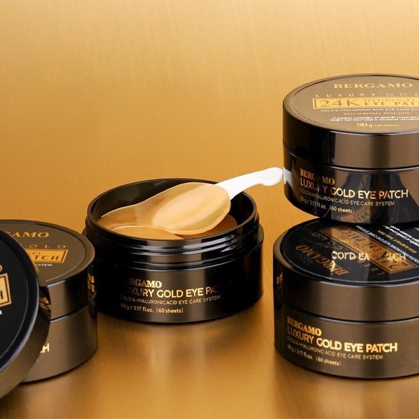 ĐẮP MẮT BERGAMO LUXURY GOLD HYDROGEL EYE PATCH (60PCS) 90G