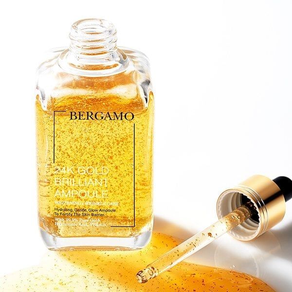 TINH CHẤT VÀNG BERGAMO 24K GOLD BRILLIANT AMPOULE 90ML