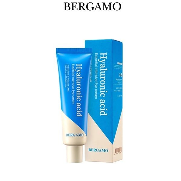 KEM DƯỠNG MẮT CẤP ẨM HỖ TRỢ PHỤC HỒI BERGAMO HYALURONIC ACID ESSENTIAL INTENSIVE EYE CREAM 100G