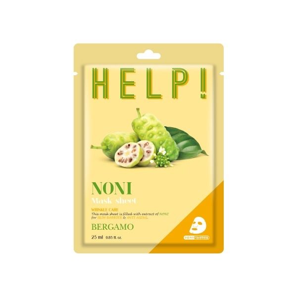 MẶT NẠ BERGAMO HELP MASK PACK NONI - TRÁI NHÀU