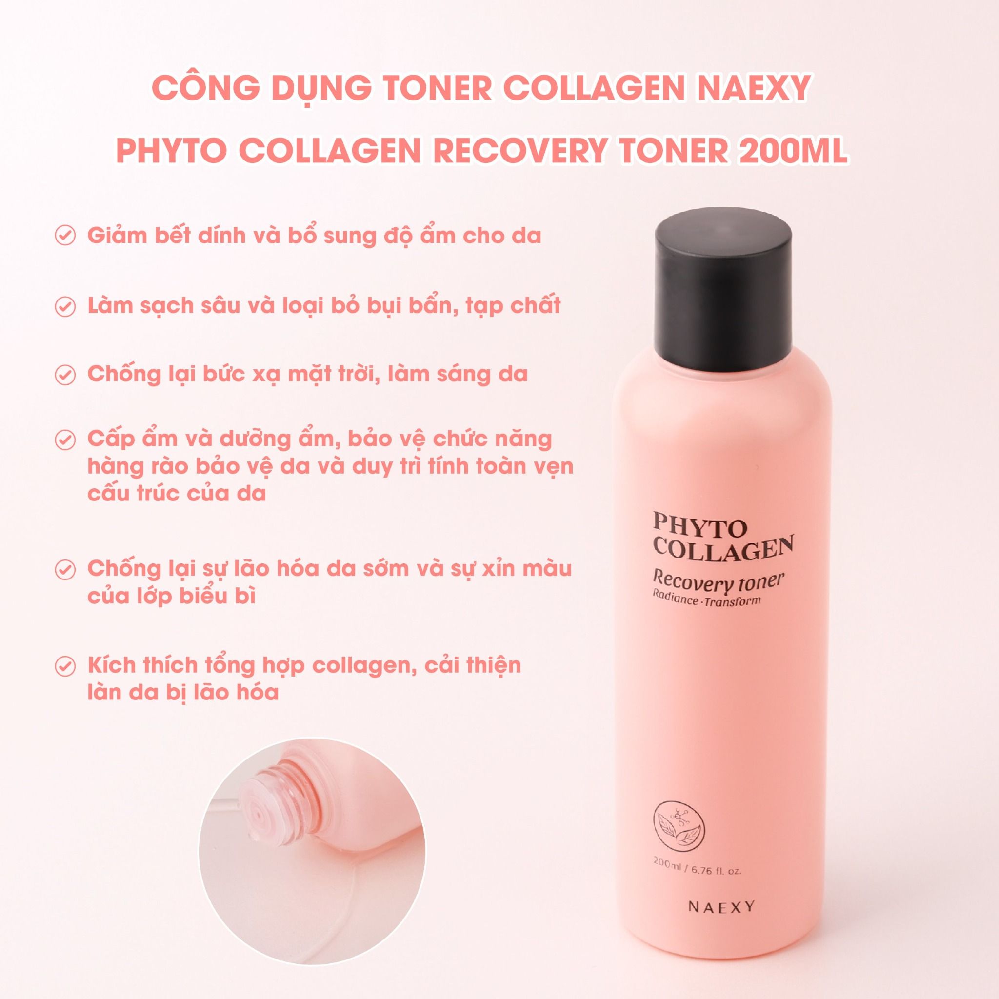 TONER COLLAGEN NAEXY PHYTO COLLAGEN RECOVERY TONER 200ML