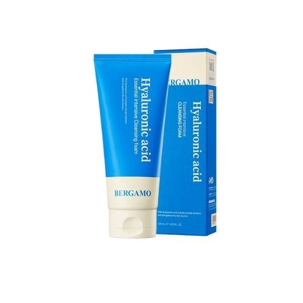 SỮA RỬA MẶT CẤP ẨM HỖ TRỢ PHỤC HỒI BERGAMO INTENSIVE HYALURONIC ACID CLEANSING FOAM 120ML