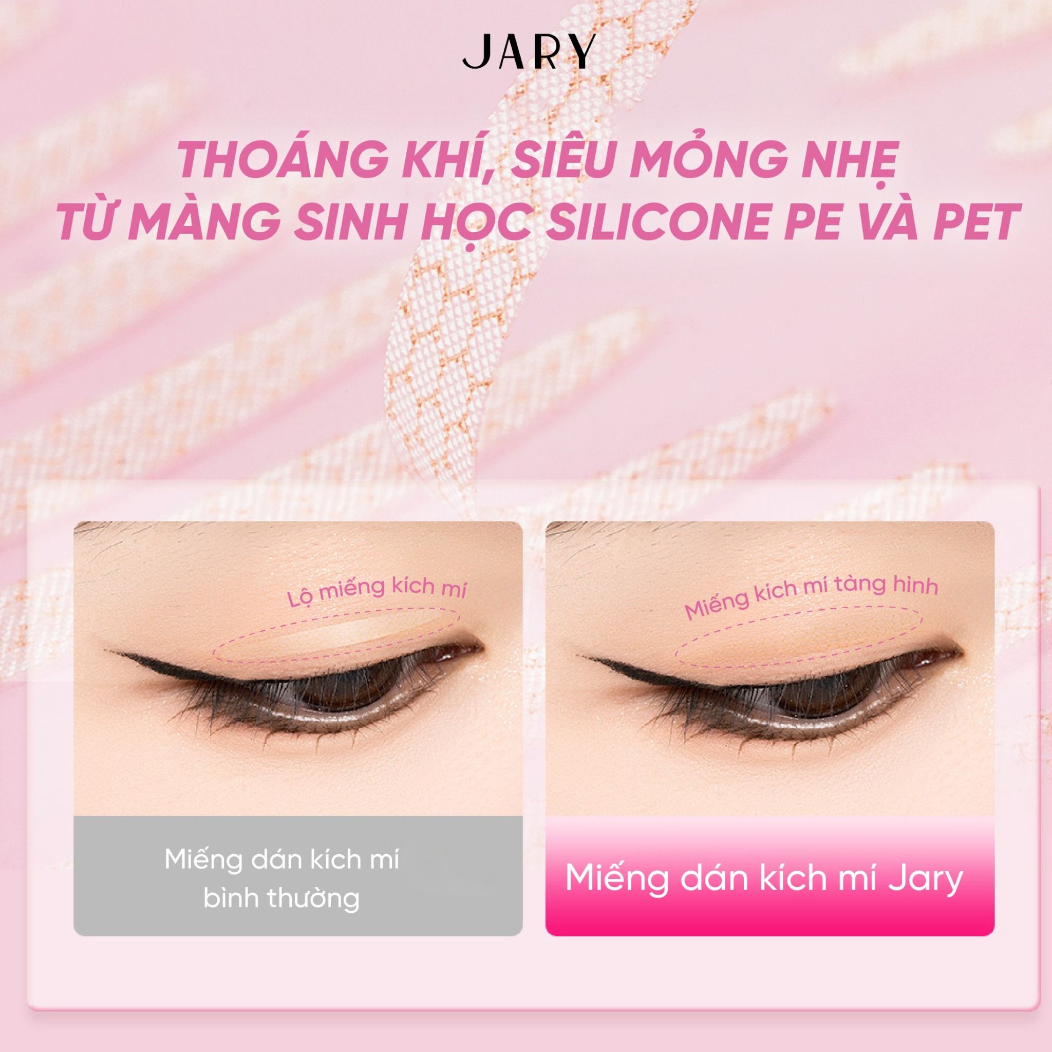 MIẾNG DÁN KÍCH MÍ TÀNG HÌNH JARY EYELID TAPE 120 MIẾNG - SIZE S